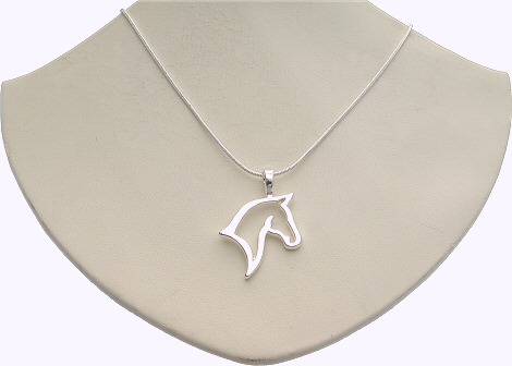 Horse Silhouette Necklace